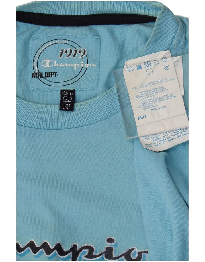 Champion Vestă Grafică Băieți Top 13-14 Ani XL Bumbac Albastru