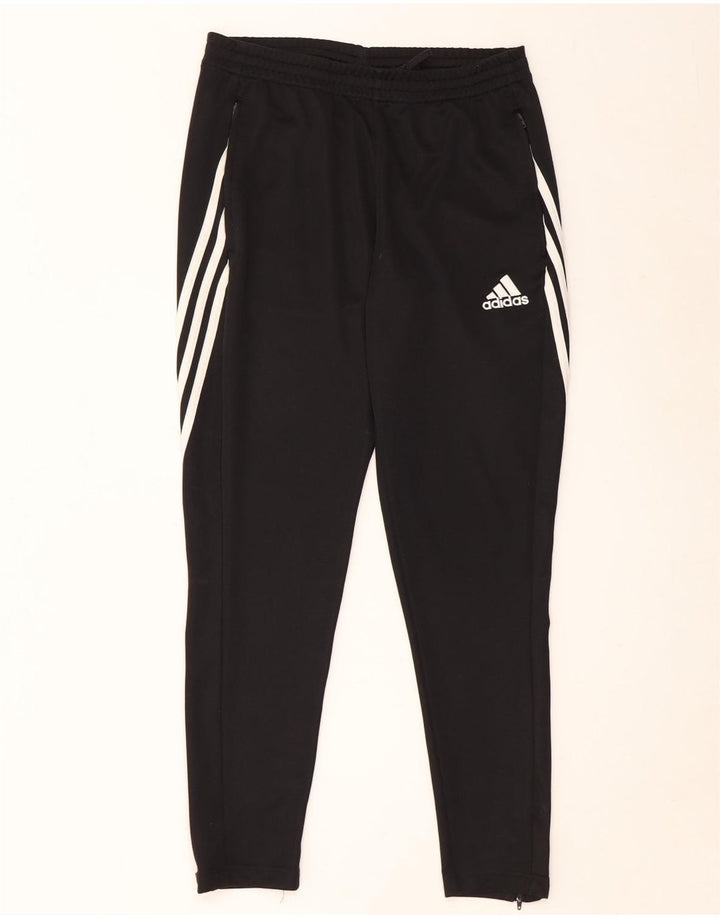 Pantaloni de trening Adidas Climalite pentru bărbați, poliester mediu negru