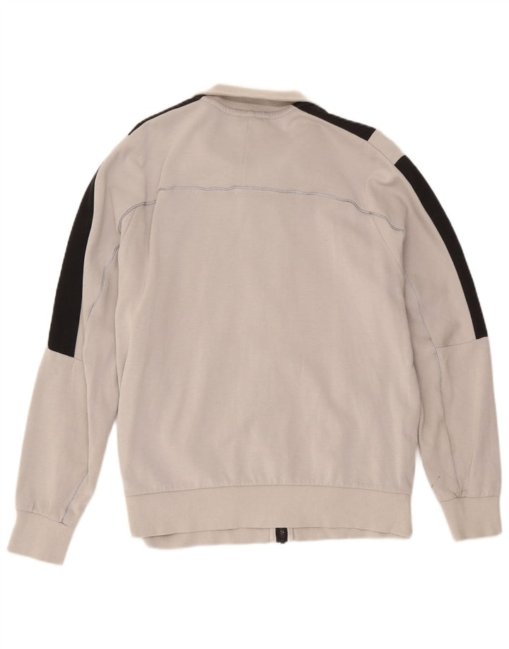 Jachetă de trening Puma pentru femei UK 16, mare, gri din bumbac color bloc