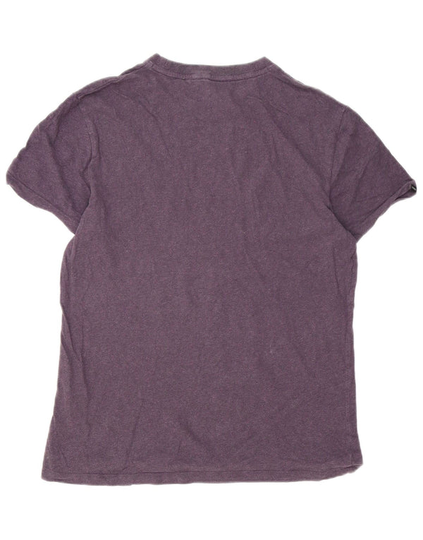 Tricou pentru bărbați Superdry Top din bumbac violet mediu