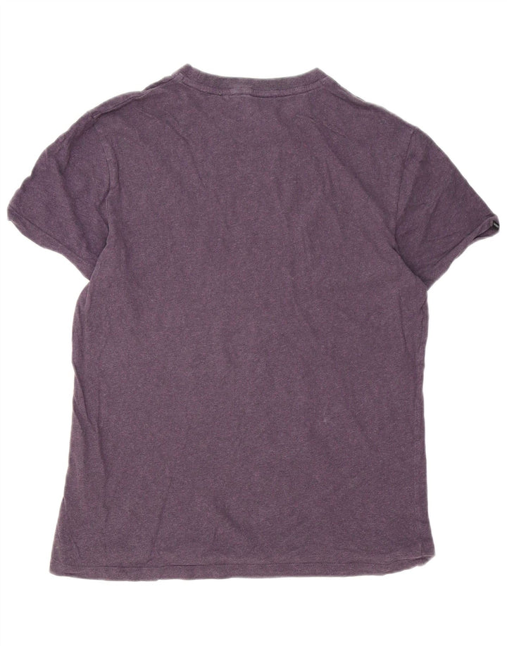 Tricou pentru bărbați Superdry Top din bumbac violet mediu