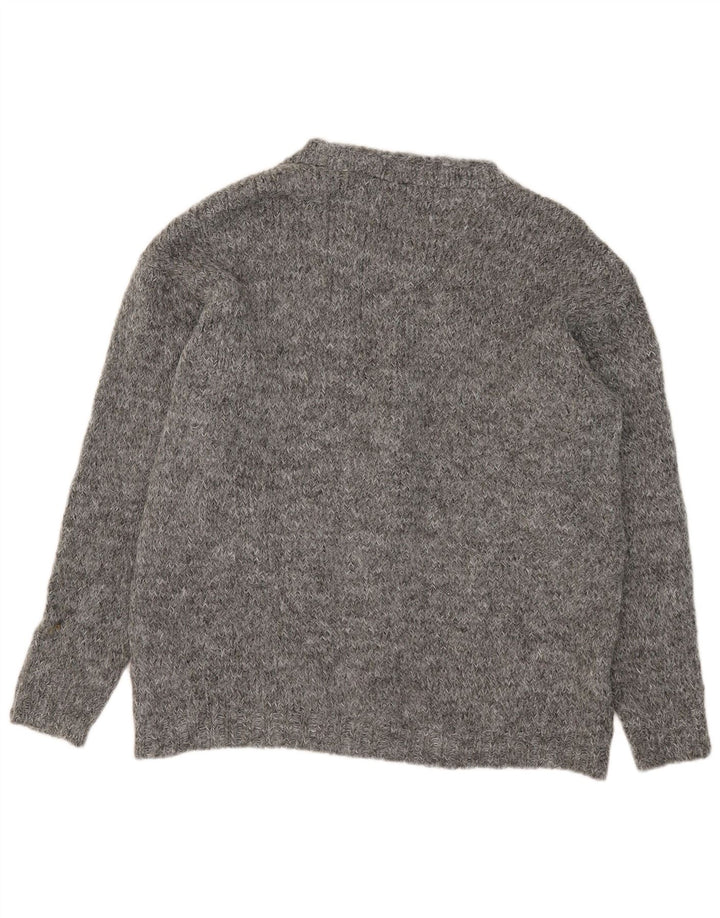 Pulover cardigan supradimensionat pentru femei Zara UK 10 mic gri