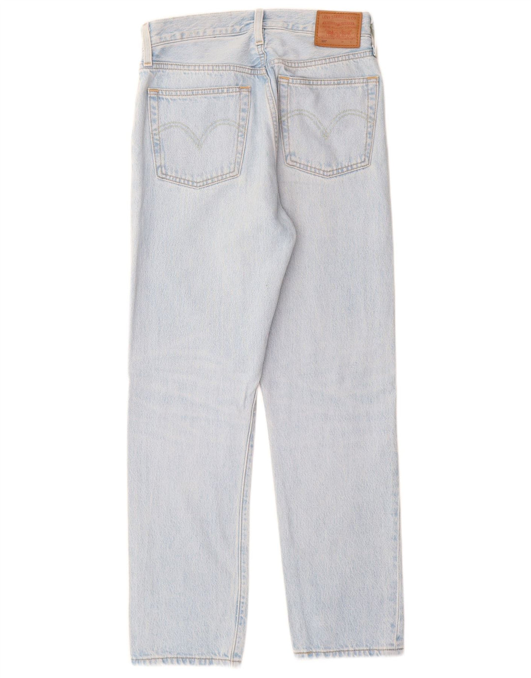 Blugi drepti pentru femei LEVI'S 501 W26 L28 Bumbac albastru