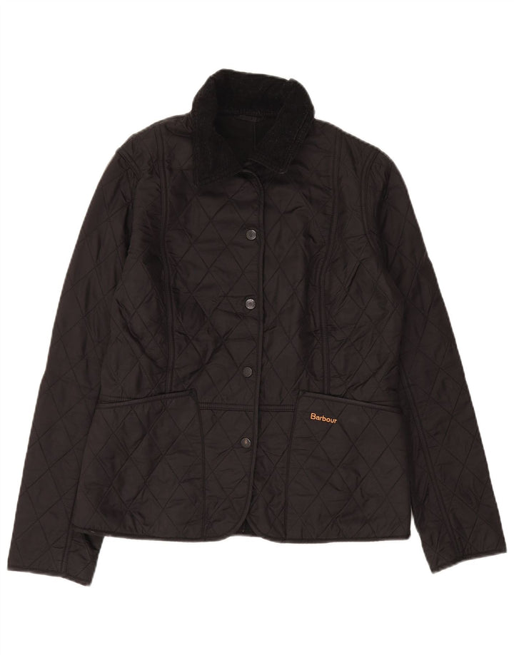 Jachetă matlasată Barbour pentru femei UK 10 Poliamidă neagră mică