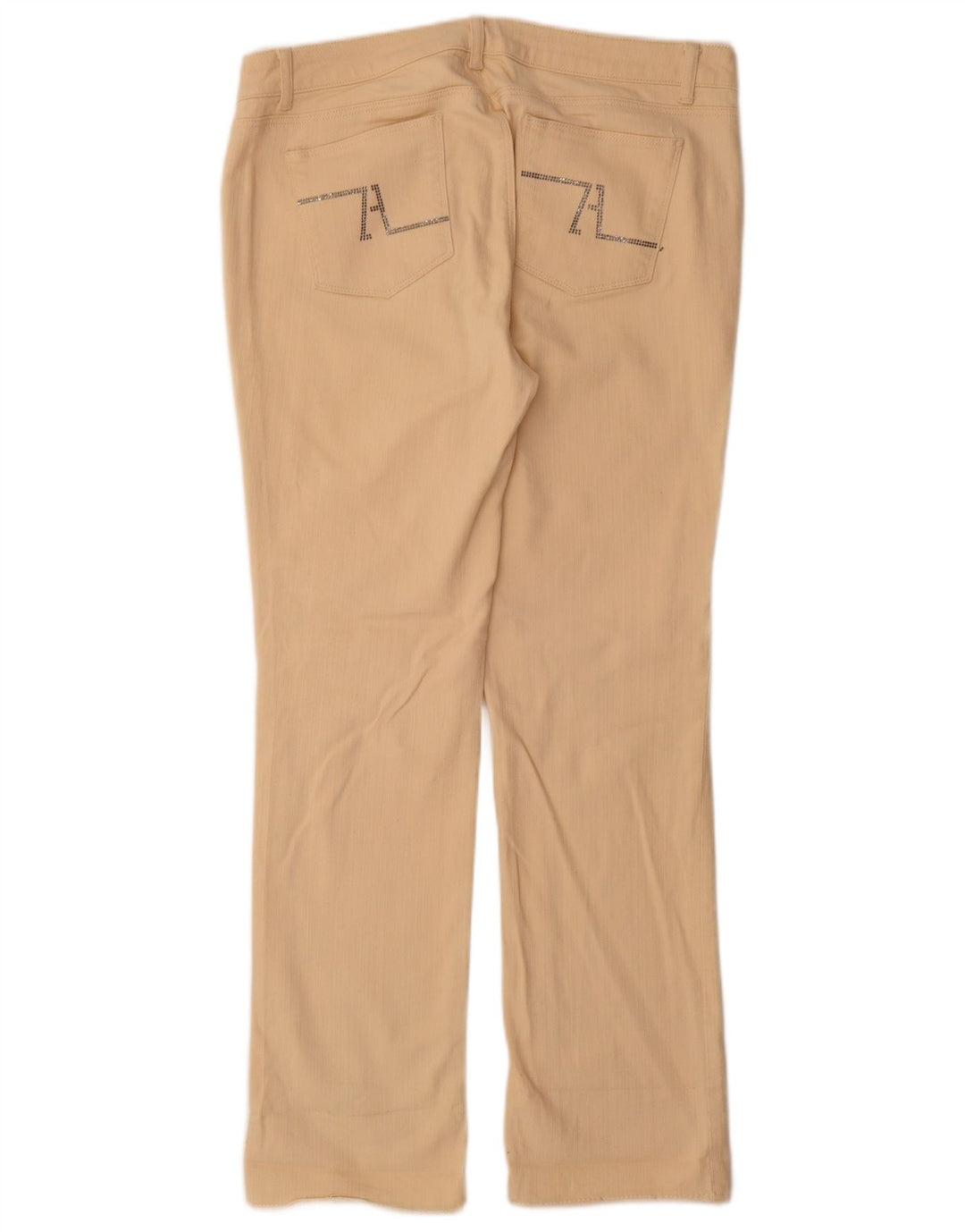 Blugi Zara Femei Bootcut EU 46 2XL W36 L31 Bej Bumbac