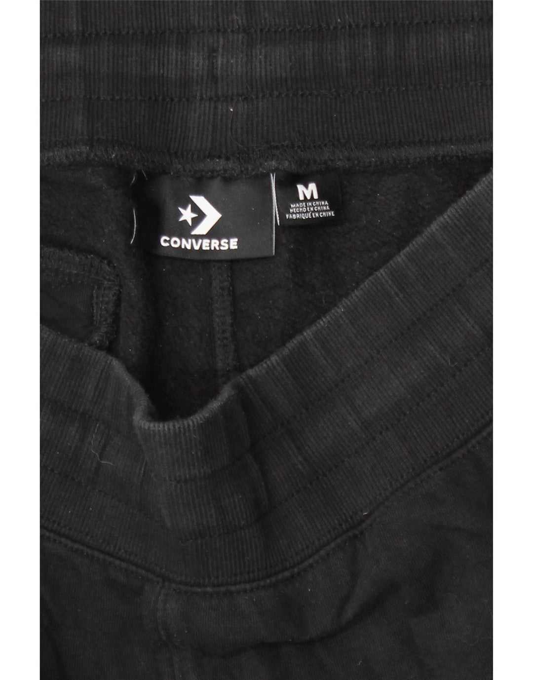Pantaloni de trening Converse pentru bărbați Joggeri medii negri