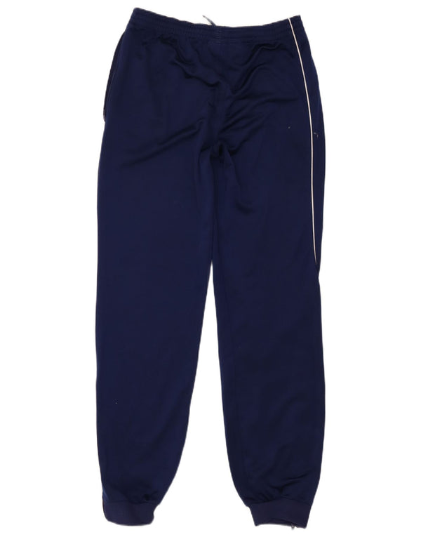 Pantaloni de trening Adidas Băieți Pantaloni de jogging 13-14 ani Albastru bleumarin Colorblock