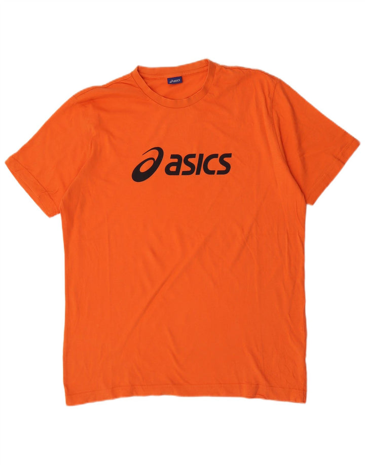 Tricou grafic Asics pentru bărbați Top XL bumbac portocaliu