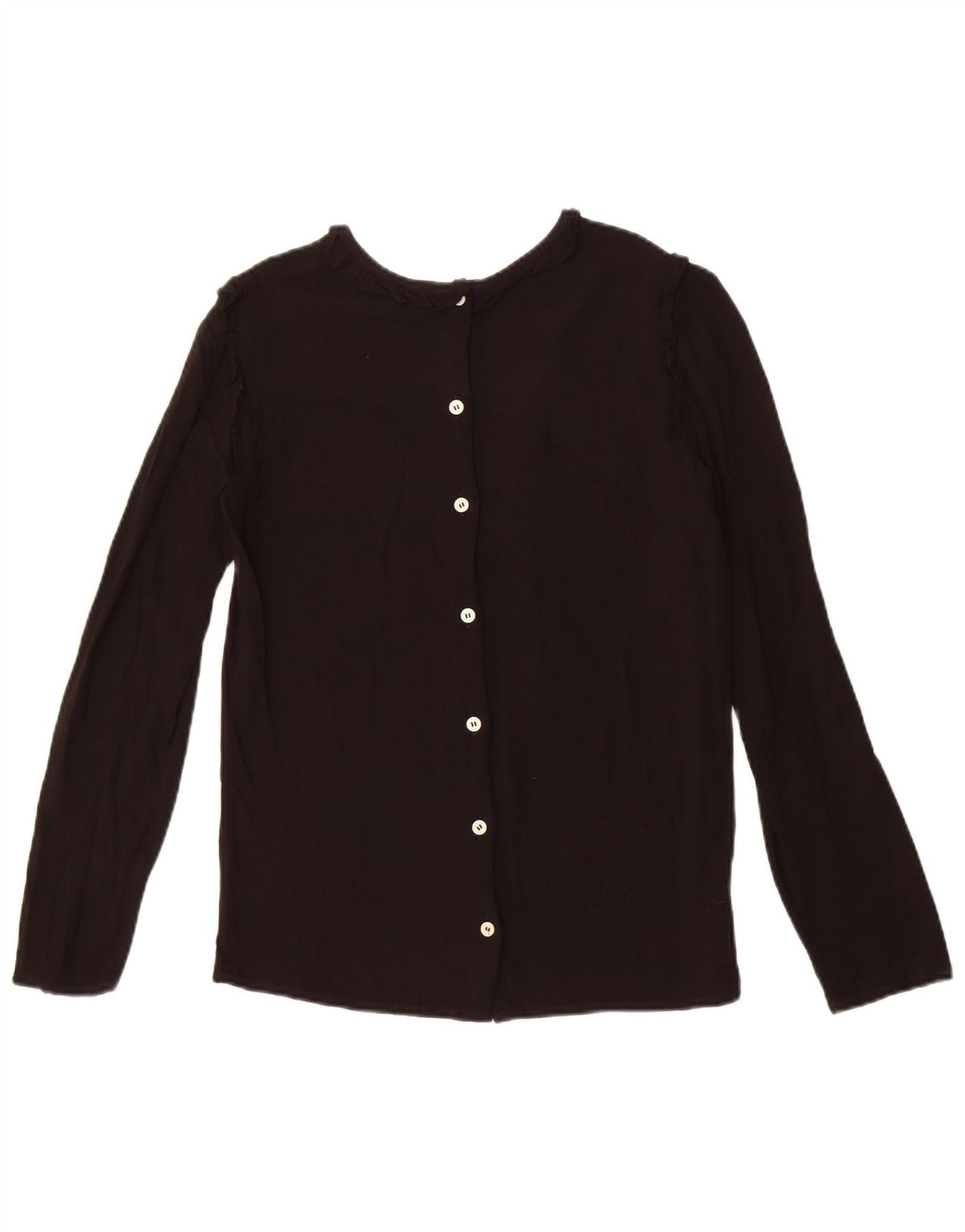 Bluză cămașă pentru femei Benetton UK 12 Medium Black