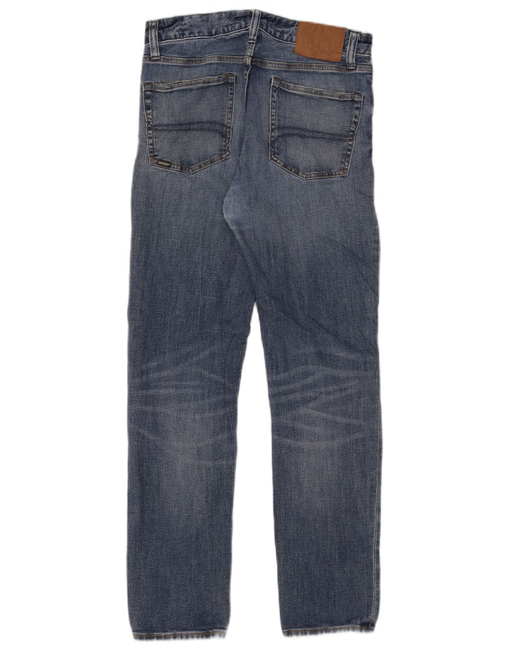 Blugi subțiri distressed pentru femei Superdry W30 L29 bumbac albastru