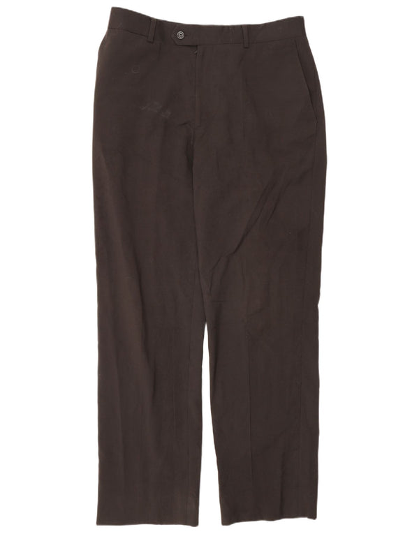Pantaloni chino drepți pentru bărbați Zara EU 44 Mari L34 L32 Maro
