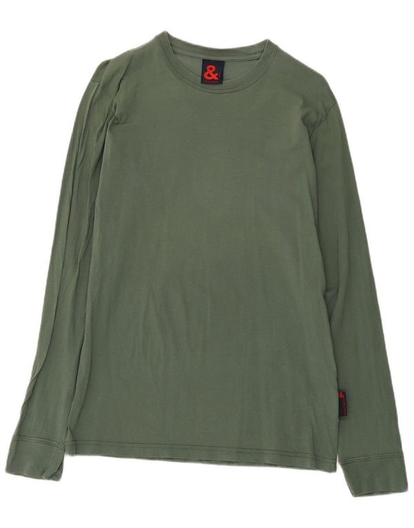 Dolce & Gabbana Top pentru femei cu mânecă lungă IT 48 XL bumbac kaki