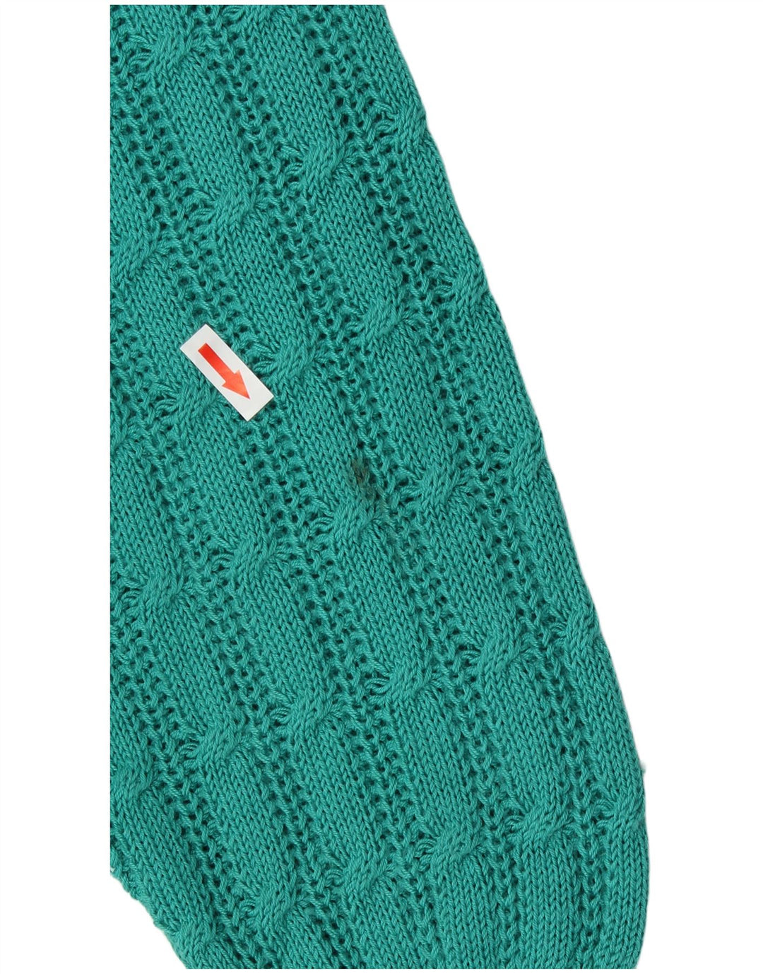 Pulover vintage pentru femei cu gât turnut IT 50 XL turcoaz acrilic