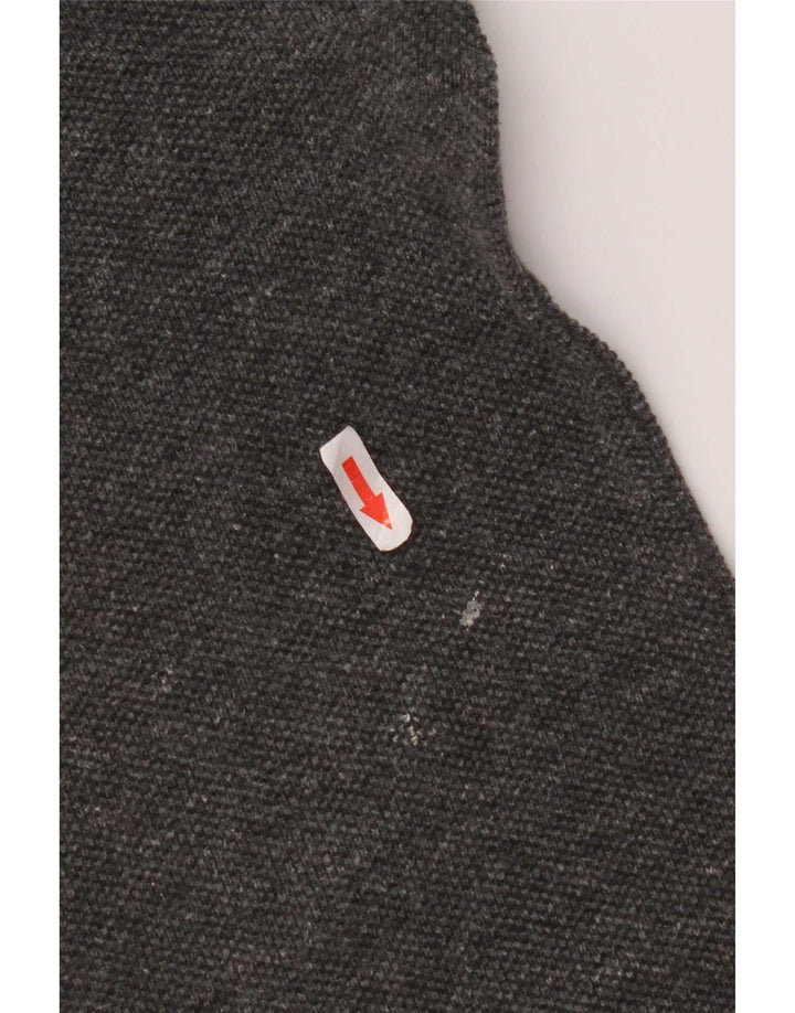 Jack & Jones Top pentru bărbați cu mânecă lungă mare, gri bumbac
