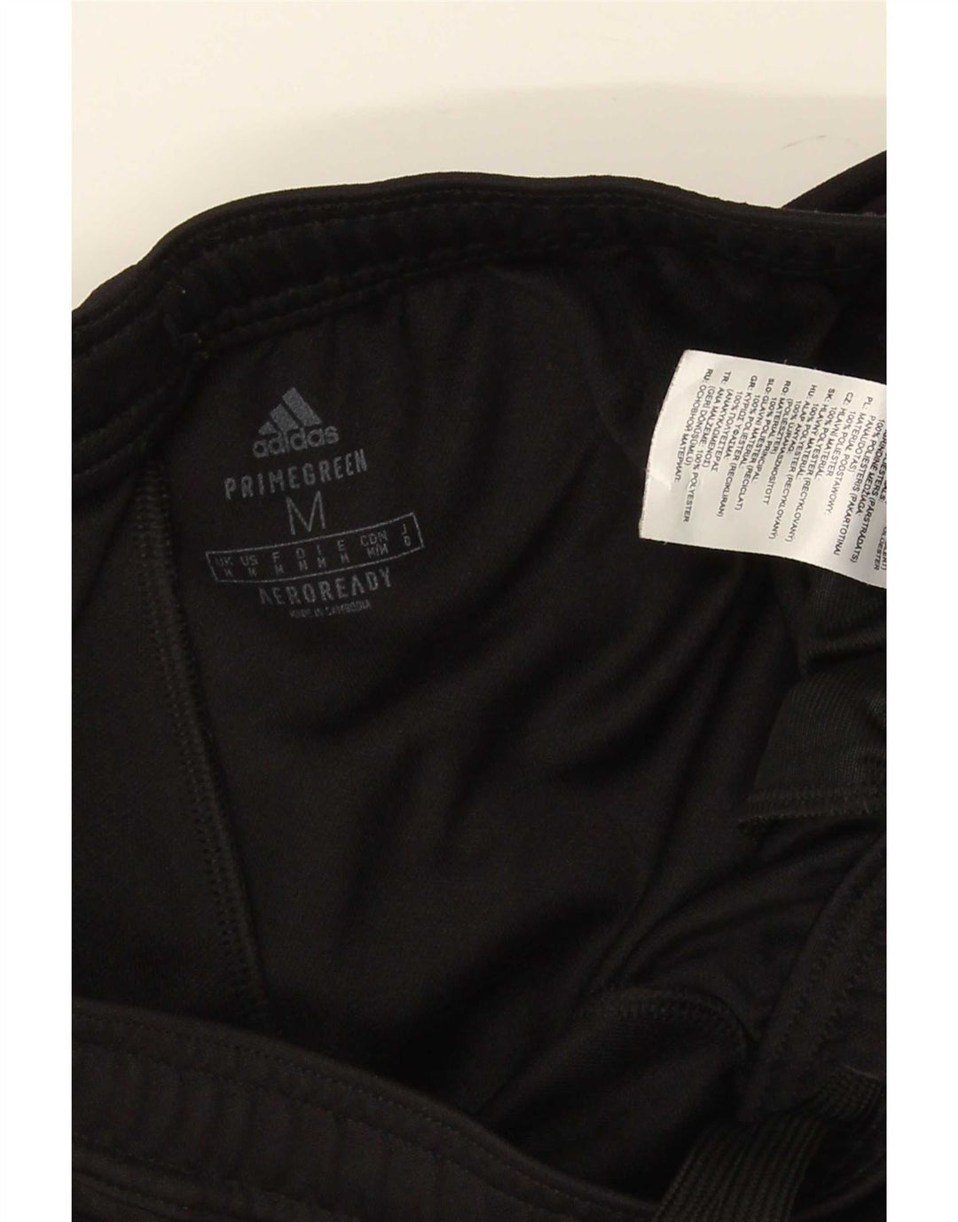 Pantaloni de trening Adidas Aeroready pentru bărbați, poliester mediu negru