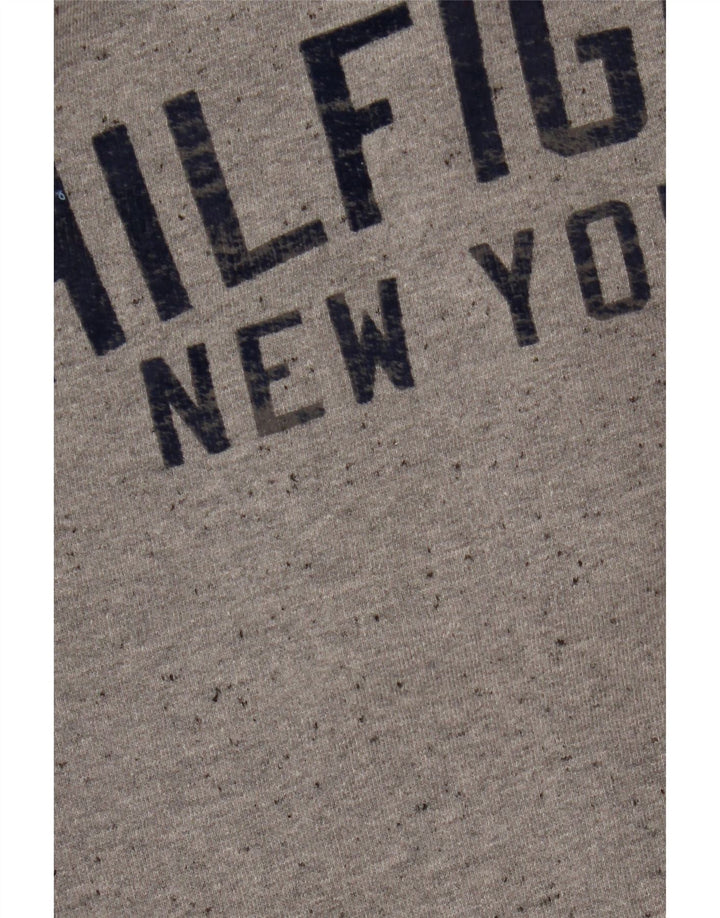 TOMMY HILFIGER Pulover de hanorac Vintage Fit UK 16 mare gri