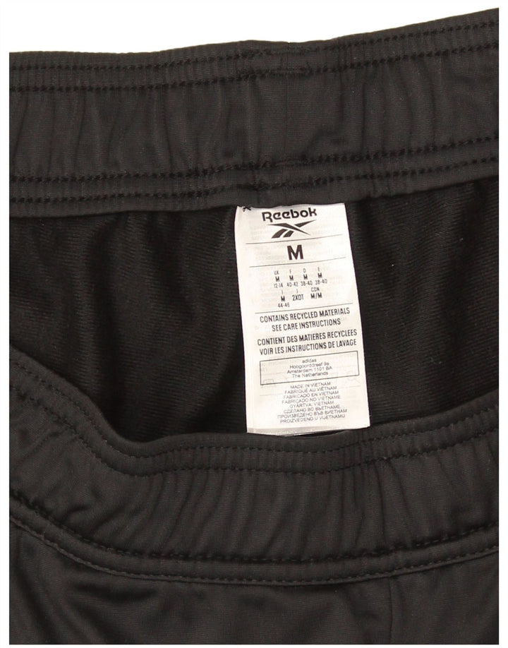 Pantaloni de trening pentru femei Reebok Pantaloni de jogging UK 12/14 Poliester mediu negru