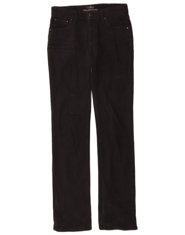 LEVI'S Womens Demi Curve Classic Fit Straight Jeans W26 L32 Black