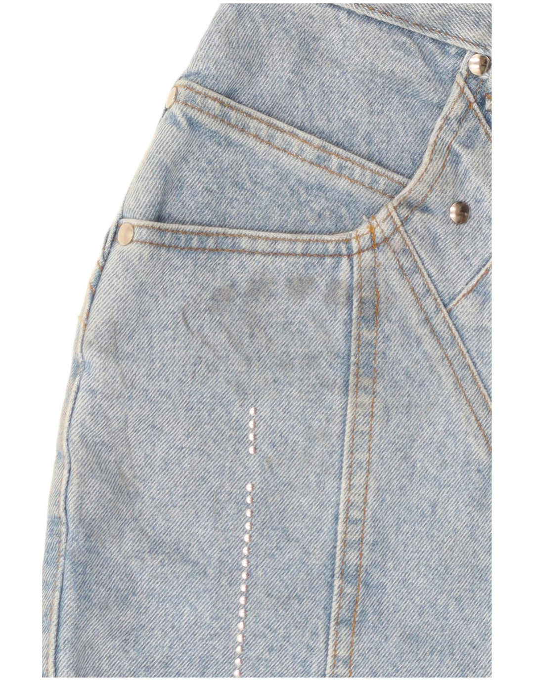 Fusta mini denim pentru femei Jinglers W28 bumbac albastru mediu