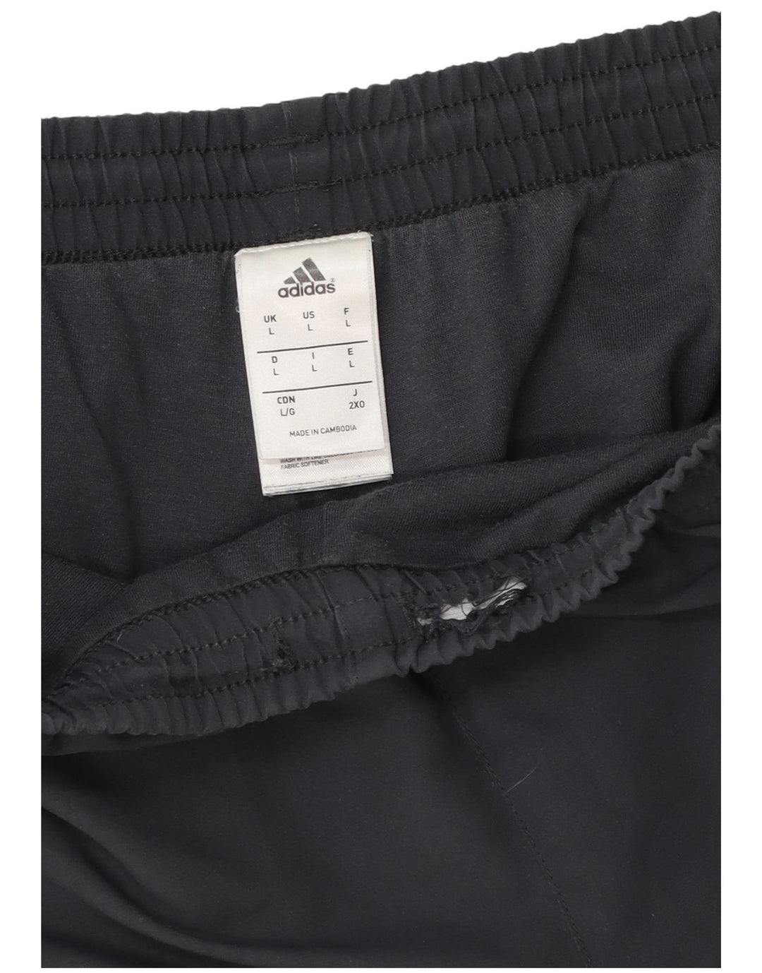 Pantaloni de trening Adidas pentru bărbați, mari, negru, poliester