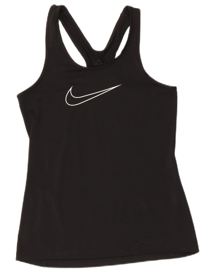 Vesta grafică pentru femei Nike UK 10 Poliester negru mic