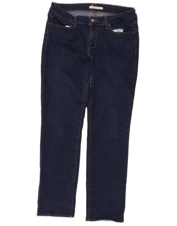 Blugi drepti 714 pentru femei LEVI'S L32 L28 Bumbac bleumarin