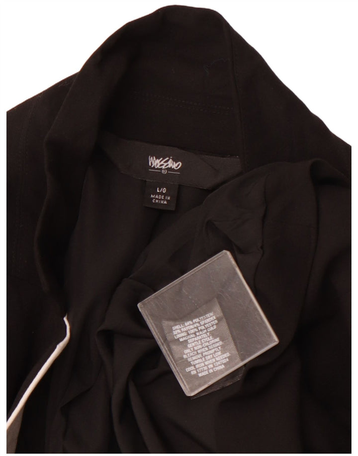 MOSSIMO jachetă pentru femei cu 1 nasture, UK 16, mare, negru, colorblock