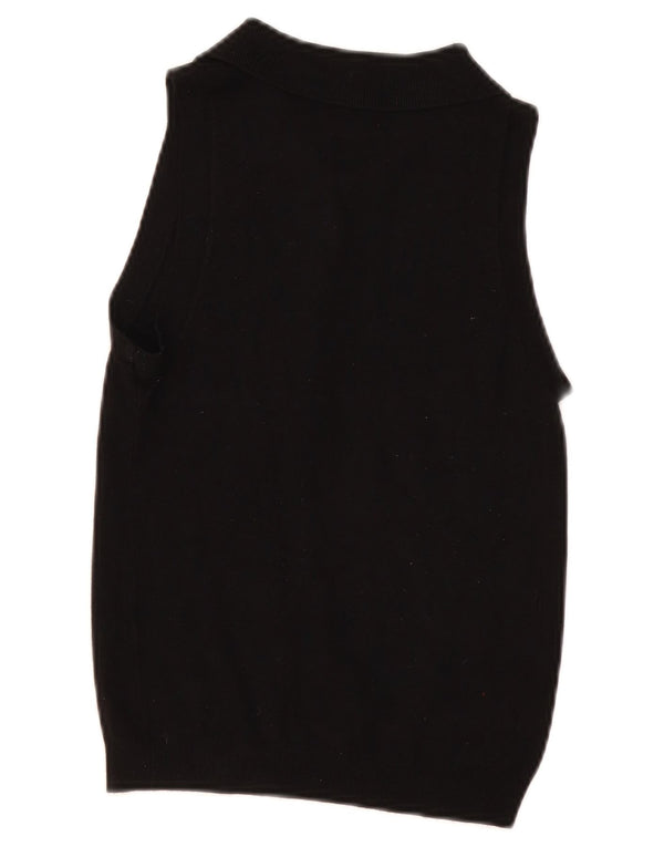 Vesta cu gât polo pentru femei Zara UK 8 Small Negru