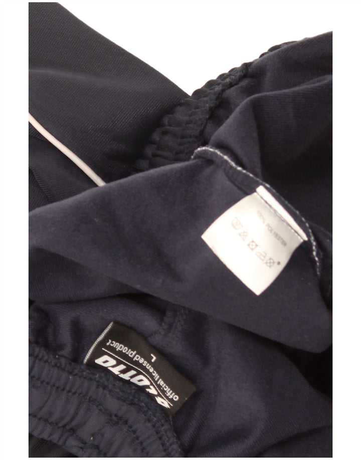 Pantaloni de trening pentru bărbați Lotto Pantaloni de jogging mari Poliester bleumarin