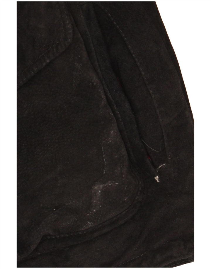 DINO' Z Jachetă de vânt cu glugă supradimensionată pentru femei UK 14 Medium Black