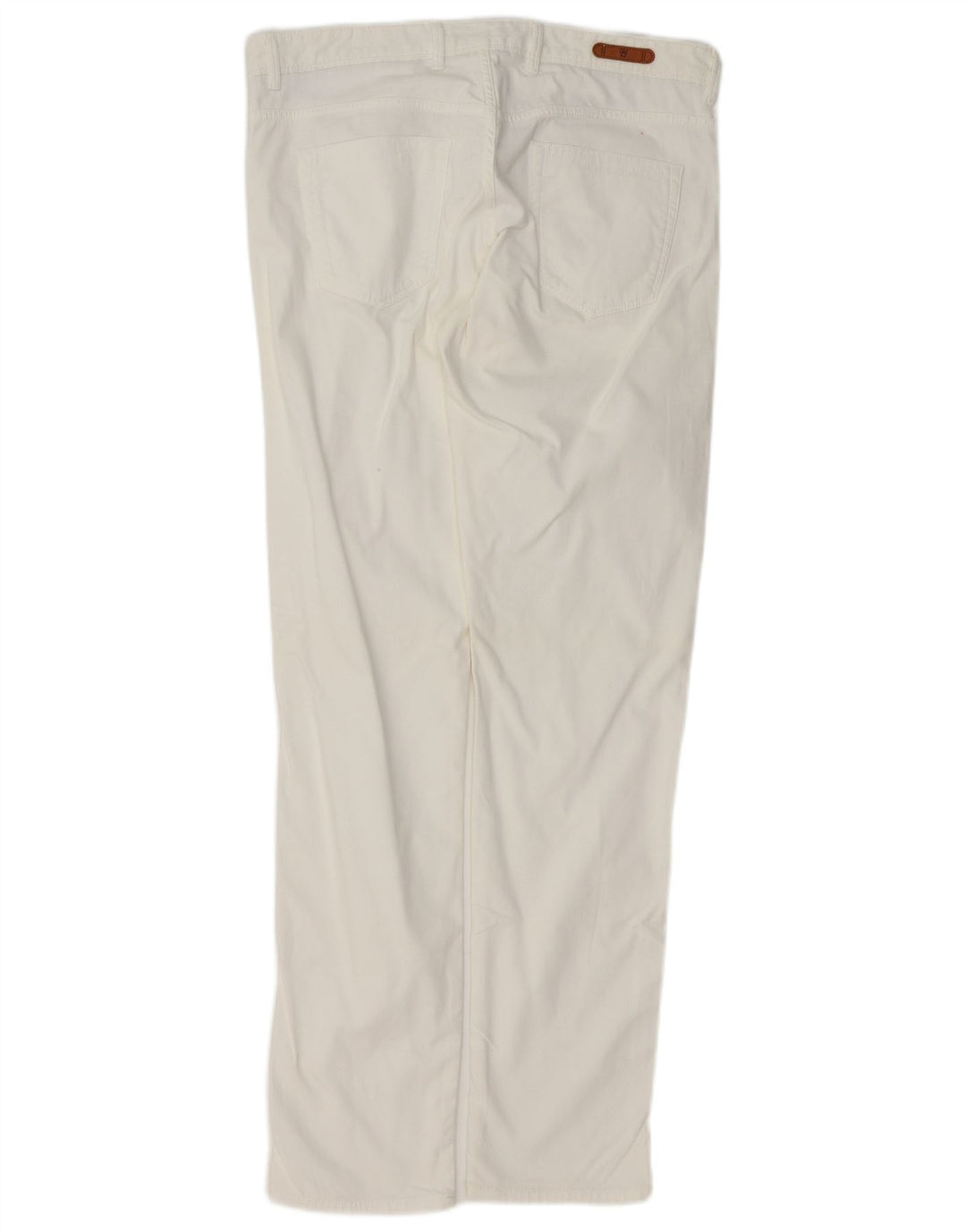 Massimo Dutti Pantaloni casual Slim Fit pentru bărbați EU 42 Large W32 L34 Alb