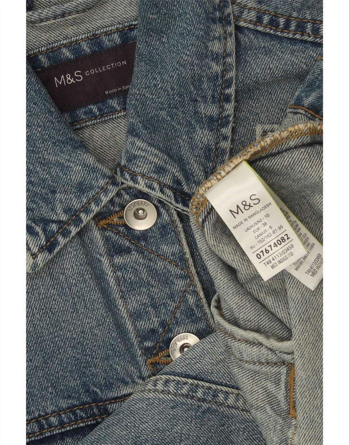 Jachetă de blugi pentru femei Marks & Spencer UK 10 Small Blue Bumbac