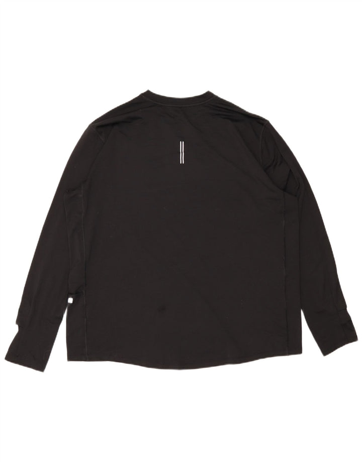 Nike pentru bărbați Dri Fit Top cu mânecă lungă XL, negru