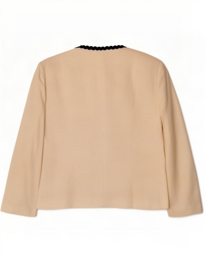 Sacou blazer cu 3 nasturi pentru femei Luisa Spagnoli, IT 46, mare, alb