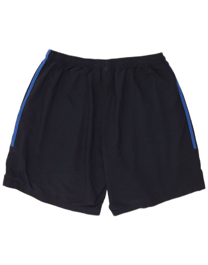 Pantaloni scurți sport pentru bărbați ADIDAS 2XL, poliester bleumarin