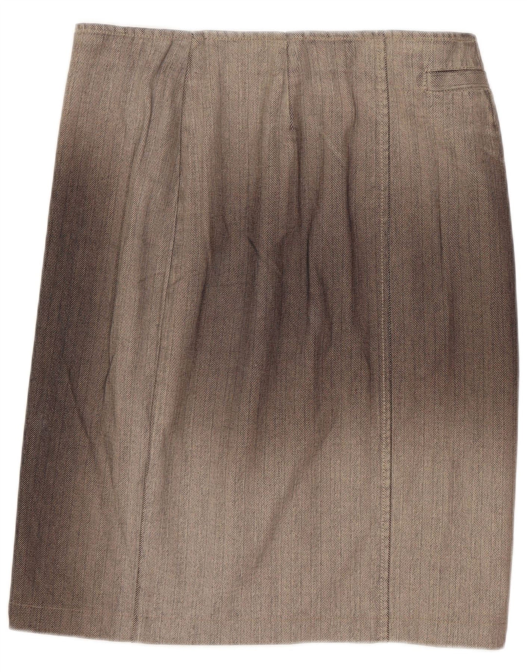 Fusta creion cu model abstract Sportmax pentru femei UK 10 Small W28 Gri