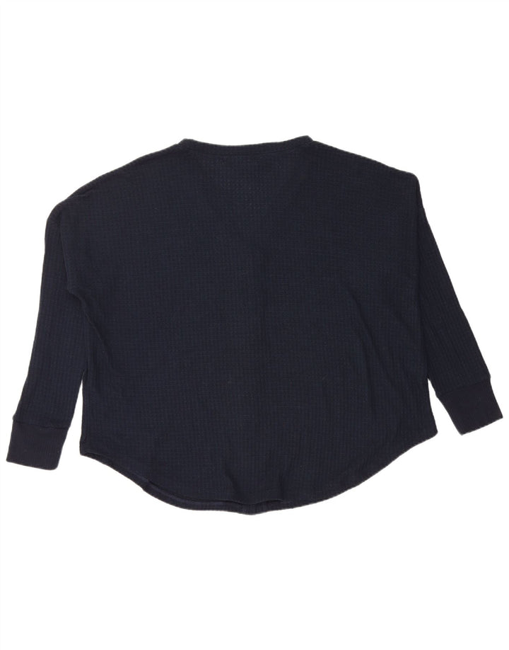 Bluză supradimensionată pentru femei Tommy Hilfiger UK 14 Medium Bleumarin