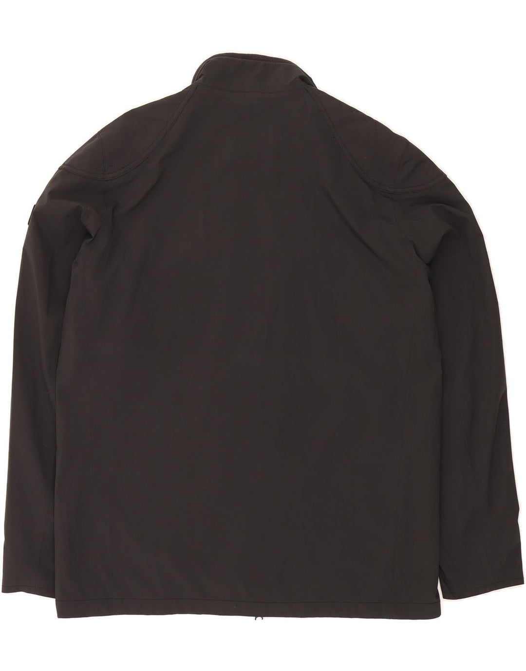 BARBOUR Mens Bomber Jacket UK 40 Large Black Polyester Vintage Barbour and Second-Hand Barbour from Messina Hembry 