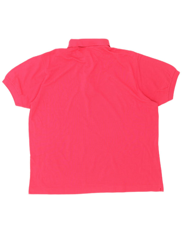Tricou polo pentru bărbați Lacoste Mărimea 7 2XL Bumbac roz