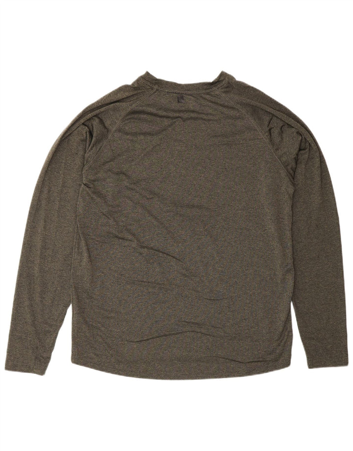 Mountain Warehouse pentru bărbați IsoCool Top cu mânecă lungă Medium Khaki Flecked