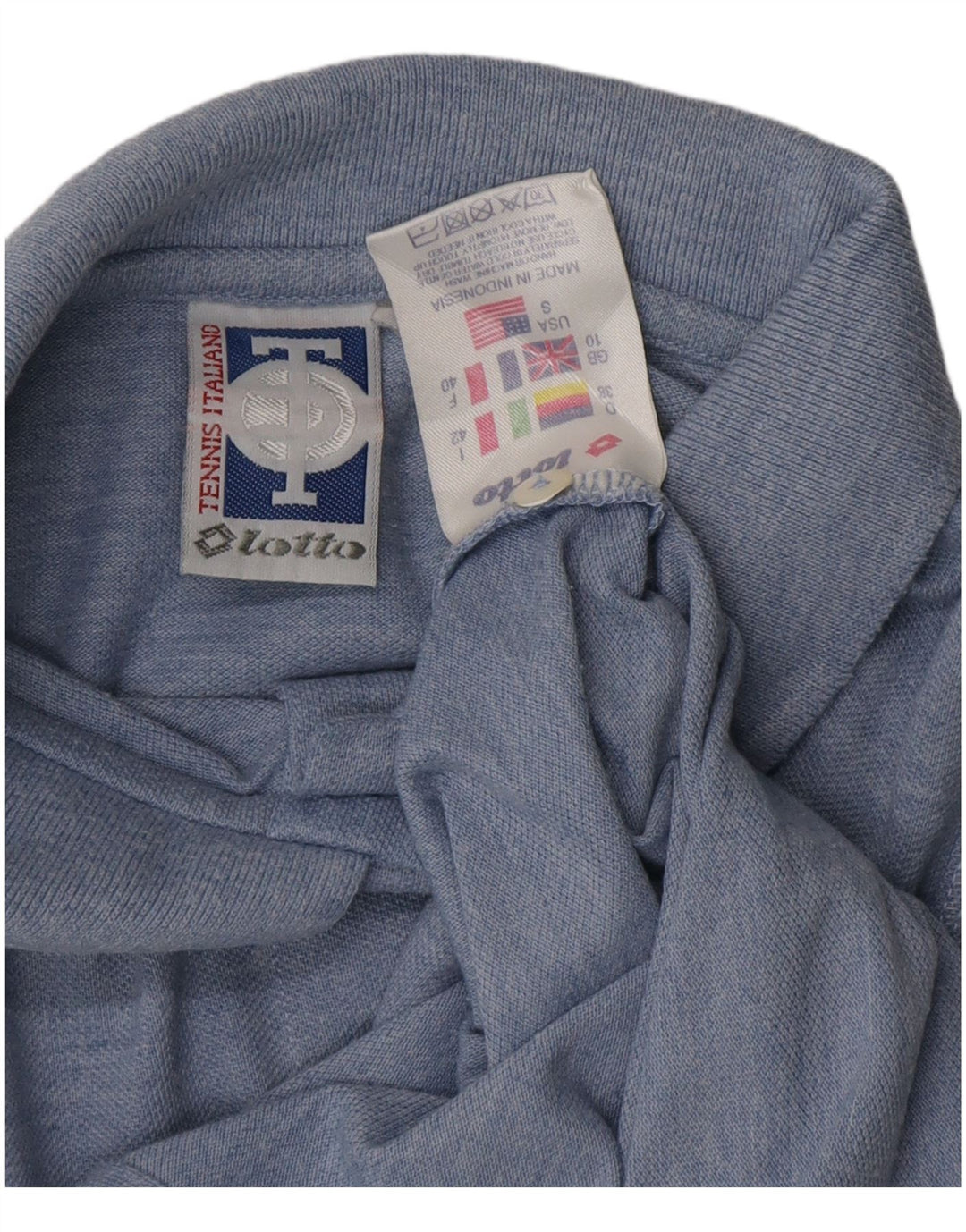 Bluză cămașă fără mâneci pentru femei LOTTO, UK 10, poliester albastru mic