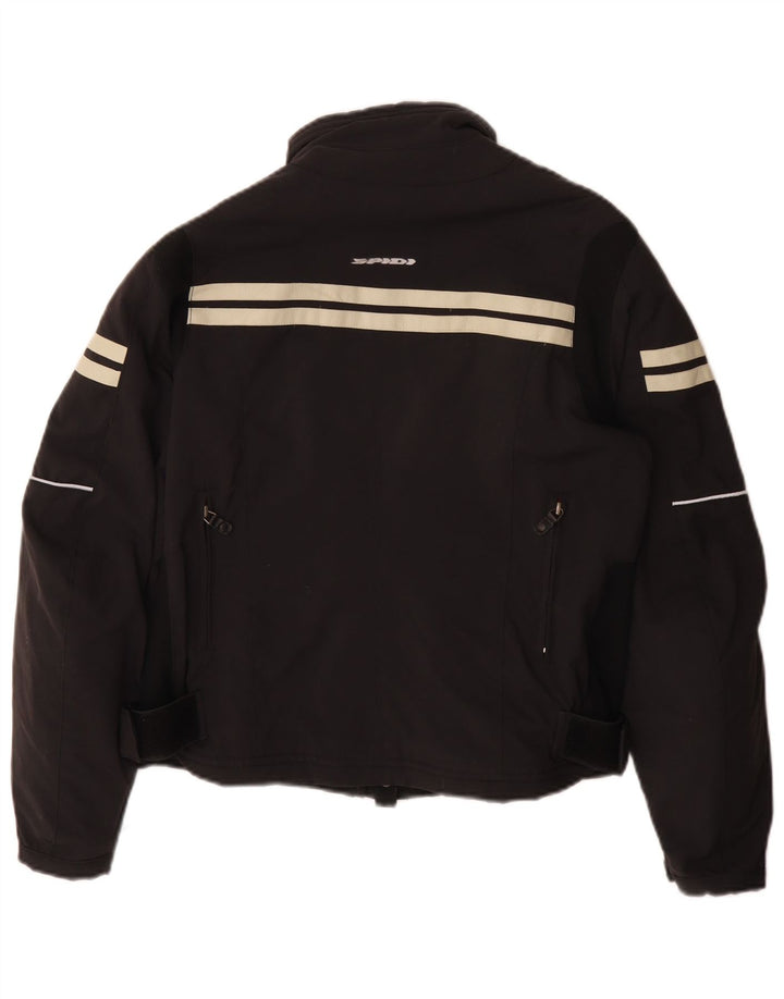 Jachetă Spidi pentru femei Motorstyle Racer UK 14 Medium Black Poliamidă