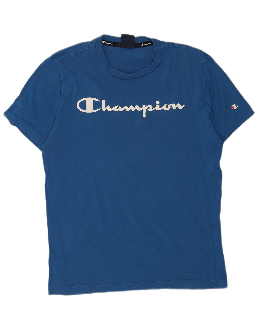 Tricou grafic pentru bărbați Champion Top mic, albastru, bumbac