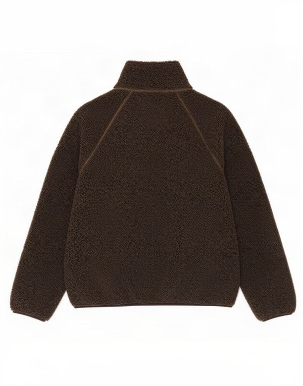 Jachetă fleece supradimensionată pentru bărbați Abercrombie & Fitch UK 38 Medium Khaki