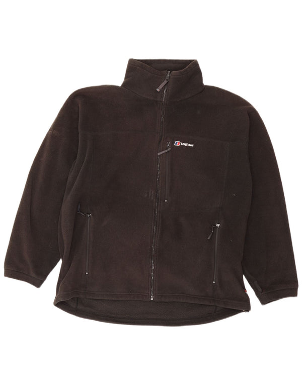 Jachetă fleece supradimensionată pentru femei Berghaus UK 18 XL poliester negru