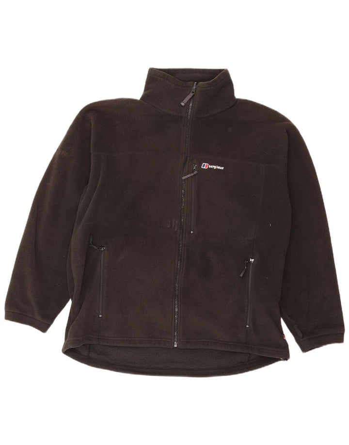 Jachetă fleece supradimensionată pentru femei Berghaus UK 18 XL poliester negru