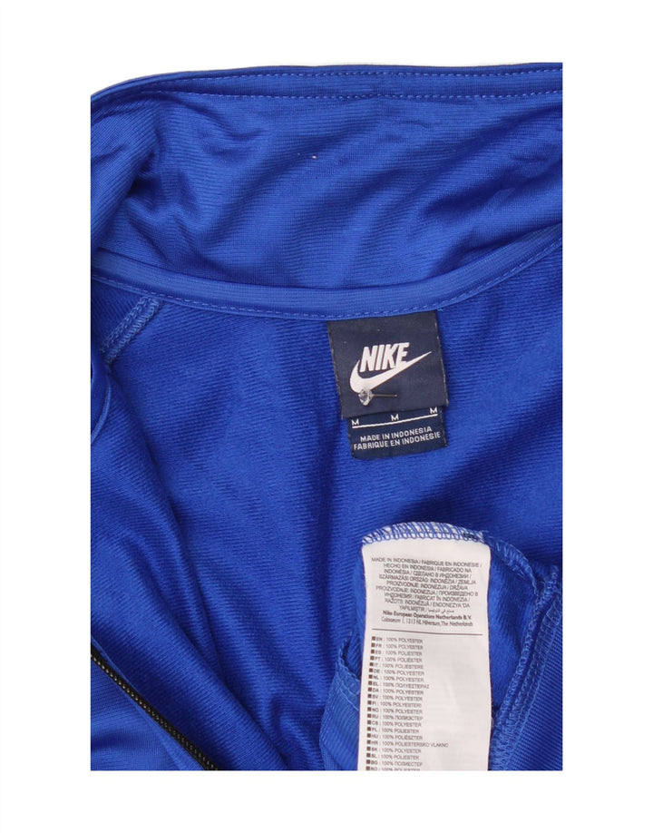 Jachetă de trening pentru bărbați Nike, albastru mediu, poliester bloc de culoare