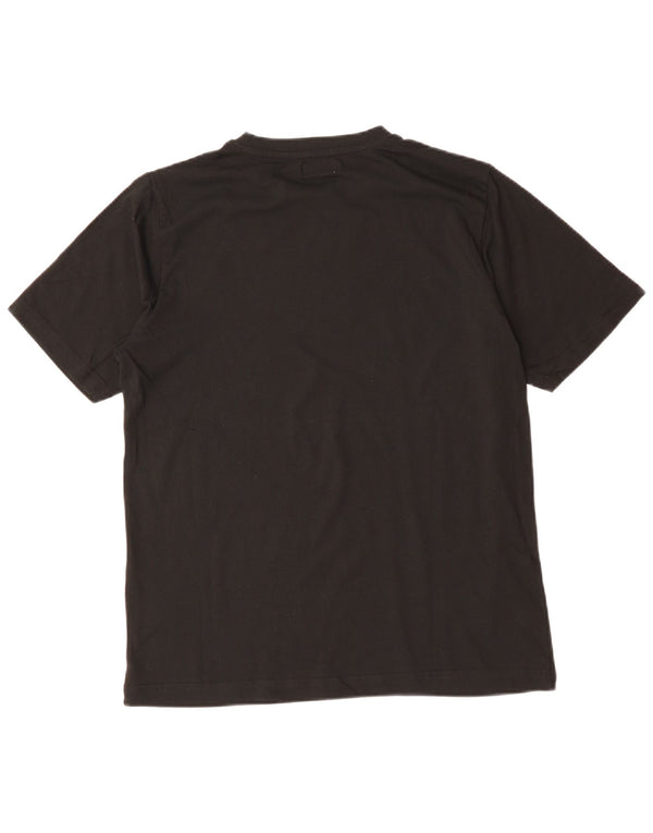 Tricou grafic KAPPA pentru bărbați Top mediu negru bumbac