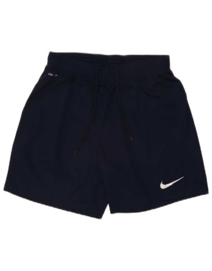 Pantaloni scurți sport Nike Dri Fit pentru bărbați, poliester mici, albastru