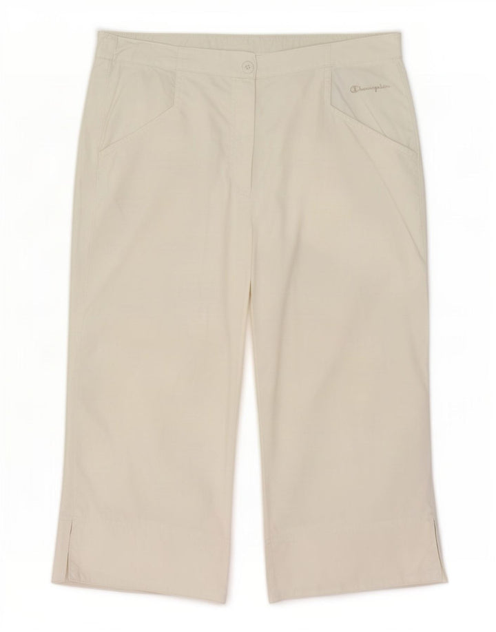 Pantaloni tăiați pentru femei Champion, mari W34 L19, albi